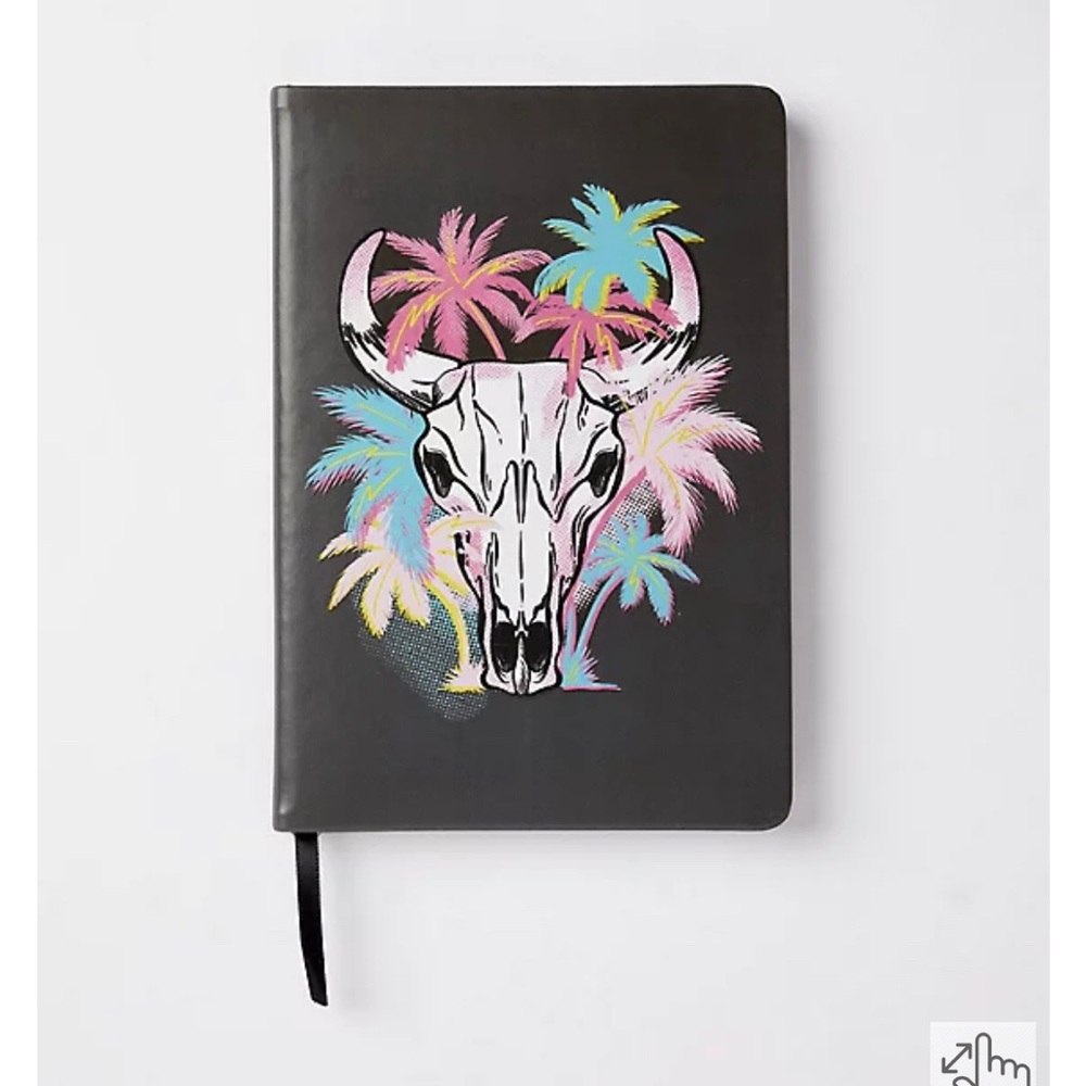 6X8 NOTEBOOK - STEER AND PALMS